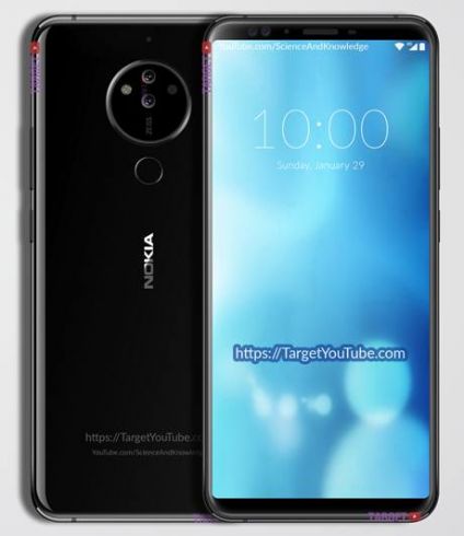 NOKIA 10 2018 NOKIA PENTA LENS CAMERA PHONE 3